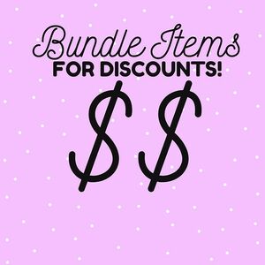 Bundle Items Save $